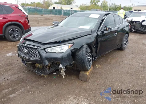 2019 Infiniti Q50 3.0T Sport из США, поврежденный, VIN JN1EV7AR8KM557654